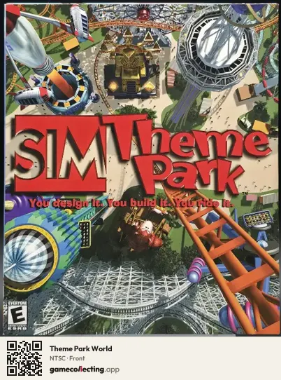 Theme Park World Computer, NTSC box front