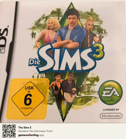 The Sims 3 Nintendo DS, Germany box front