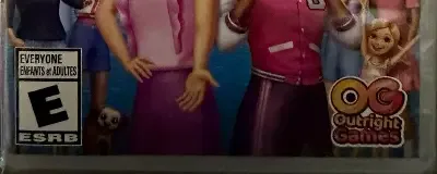 Barbie Project Friendship, the ESRB box on its front
