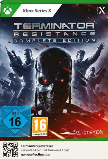 Terminator: Resistance Xbox Series X, Germany box front