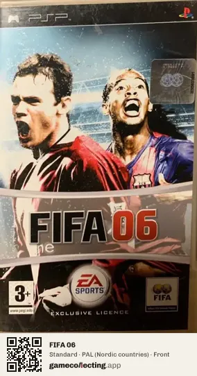 FIFA 06 PlayStation Portable, Nordic countries box front
