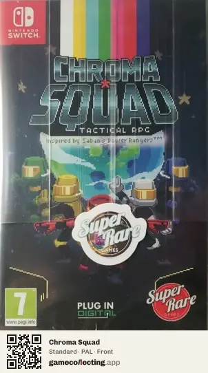 Chroma Squad Nintendo Switch, PAL box front