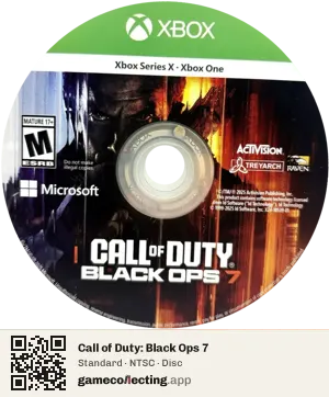 Call of Duty: Black Ops 7 Xbox Series X, NTSC disc
