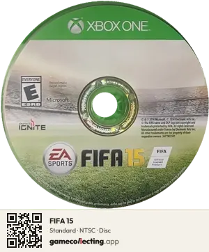 FIFA 15 Xbox One, NTSC disc