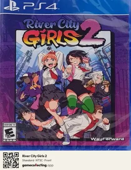 River City Girls 2 PlayStation 4, NTSC box front