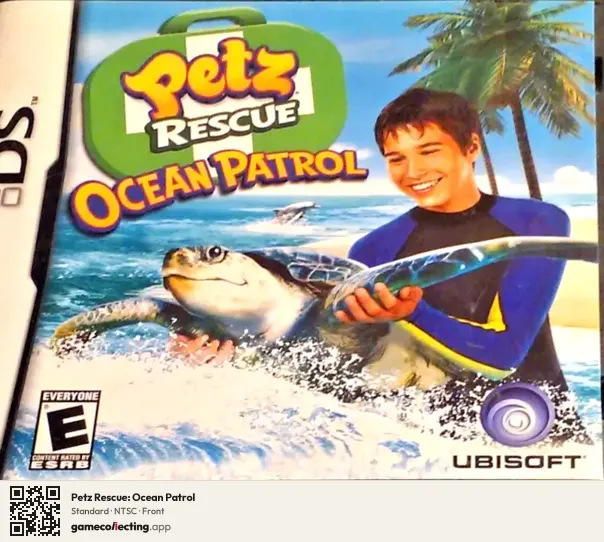 Petz Rescue: Ocean Patrol Nintendo DS, NTSC box front