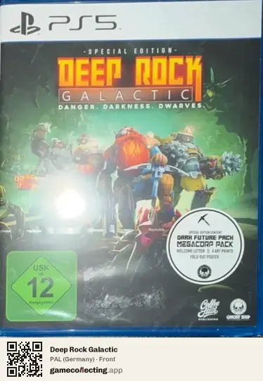 Deep Rock Galactic PlayStation 5, Germany box front