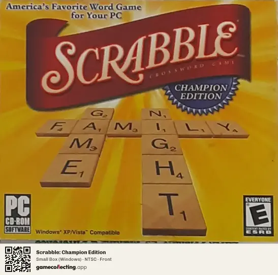 Scrabble: Champion Edition Computer, NTSC box front