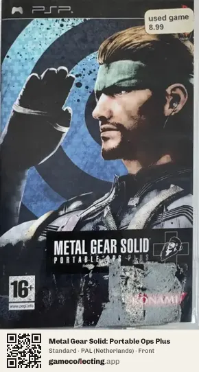 Metal Gear Solid: Portable Ops Plus PlayStation Portable, Netherlands box front