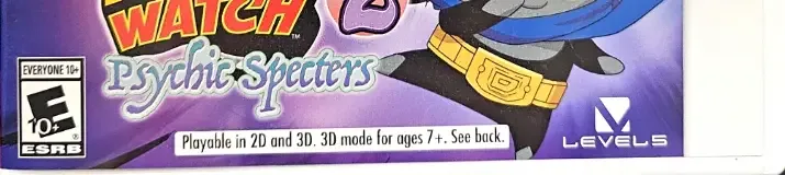 Yo-kai Watch 2: Psychic Specters, the ESRB box on its front