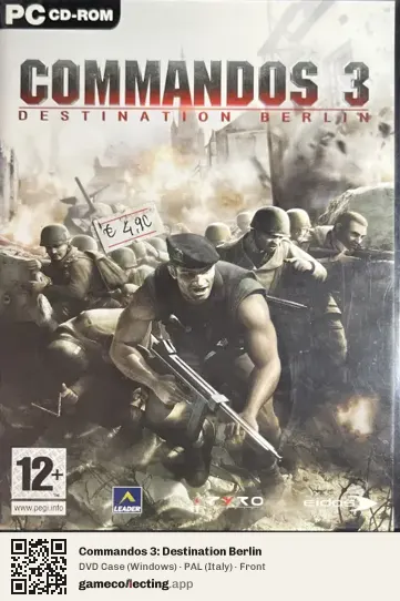 Commandos 3: Destination Berlin Computer, Italy box front