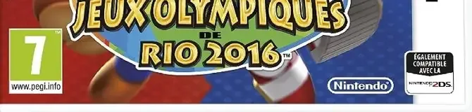 Mario & Sonic at the Rio 2016 Olympic Games, the PEGI square on its front