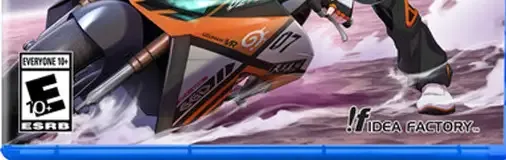 Neptunia Riders VS Dogoos, the ESRB box on its front