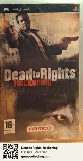 Dead to Rights: Reckoning PlayStation Portable, PAL box front
