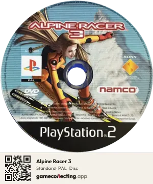 Alpine Racer 3 PlayStation 2, PAL disc