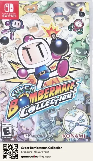 Super Bomberman Collection Nintendo Switch, NTSC box front