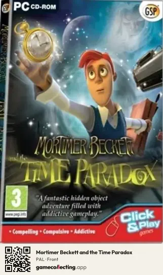 Mortimer Beckett and the Time Paradox Computer, PAL box front