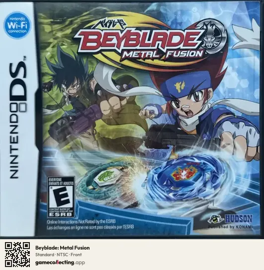 Beyblade: Metal Fusion Nintendo DS, NTSC box front