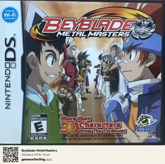 Beyblade: Metal Masters Nintendo DS, NTSC box front