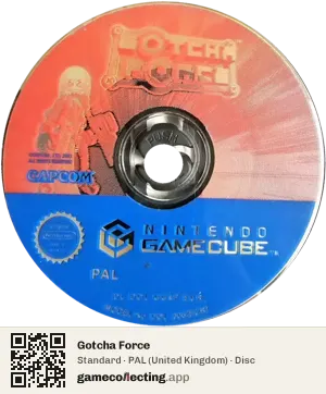Gotcha Force Nintendo GameCube, PAL disc