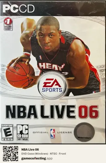 NBA Live 06 Computer, NTSC box front