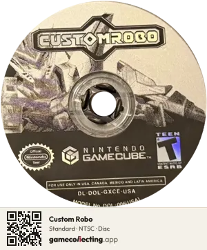 Custom Robo Nintendo GameCube, NTSC disc