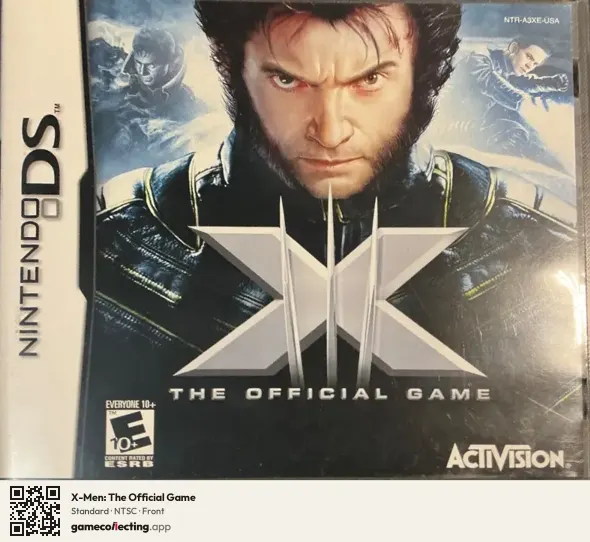 X-Men: The Official Game Nintendo DS, NTSC box front