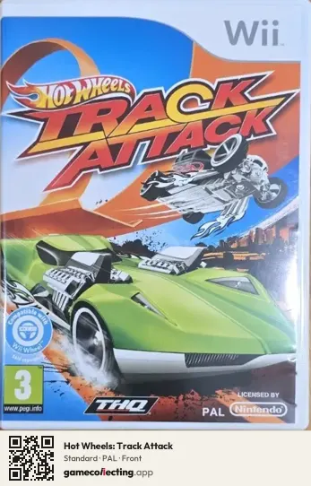 Hot Wheels: Track Attack Nintendo Wii, PAL box front