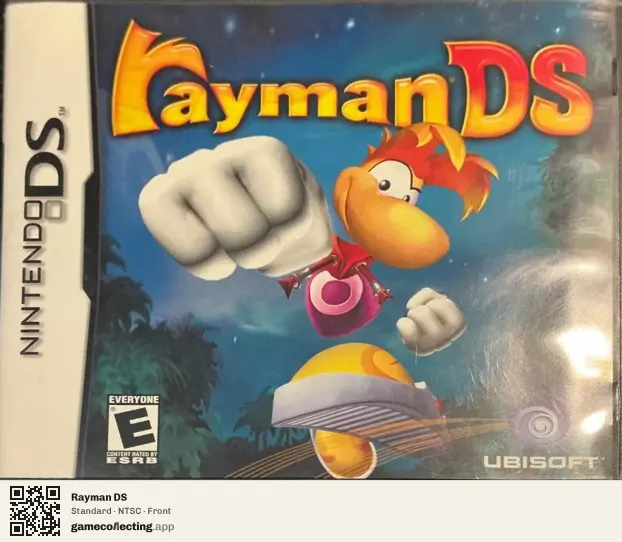 Rayman DS Nintendo DS, NTSC box front