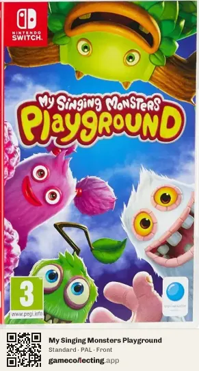 My Singing Monsters Playground Nintendo Switch, PAL box front