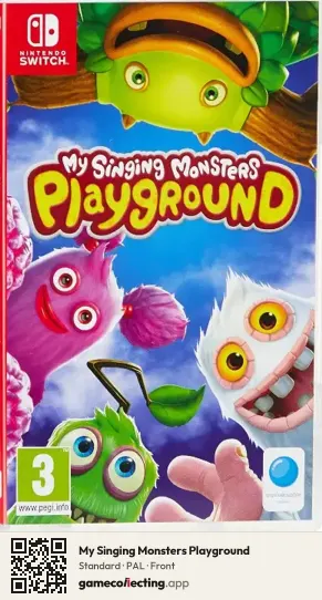 My Singing Monsters Playground Nintendo Switch, PAL box front