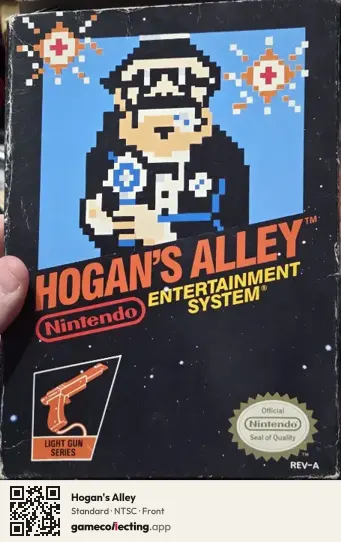 Hogan's Alley Nintendo Entertainment System, NTSC box front