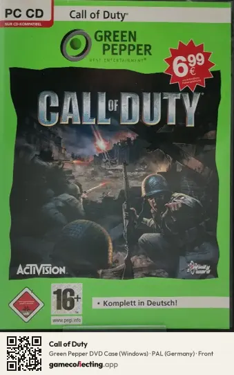 Call of Duty Computer, Germany box front