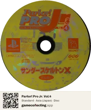 Parlor! Pro Jr. Vol.4 PlayStation, Asia disc