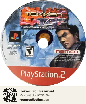 Tekken Tag Tournament PlayStation 2, NTSC disc