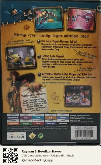 Rayman 3: Hoodlum Havoc Computer, Spain box back