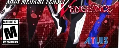 Shin Megami Tensei V: Vengeance, the ESRB box on its front