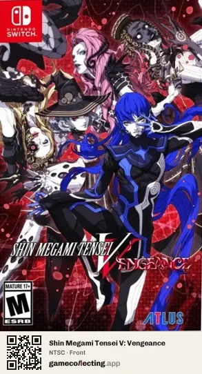 Shin Megami Tensei V: Vengeance Nintendo Switch, NTSC box front