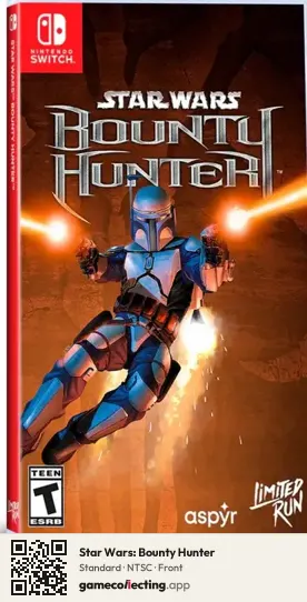 Star Wars: Bounty Hunter Nintendo Switch, NTSC box front