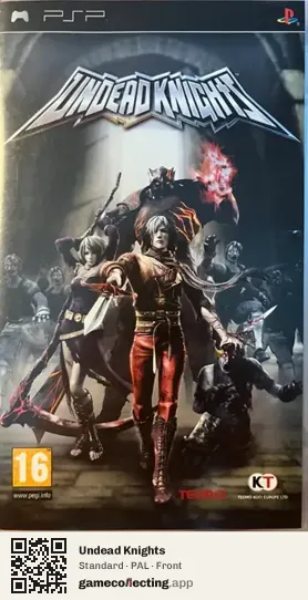 Undead Knights PlayStation Portable, PAL box front
