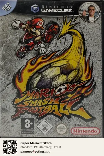 Super Mario Strikers Nintendo GameCube, Germany box front