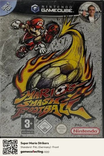 Super Mario Strikers Nintendo GameCube, Germany box front