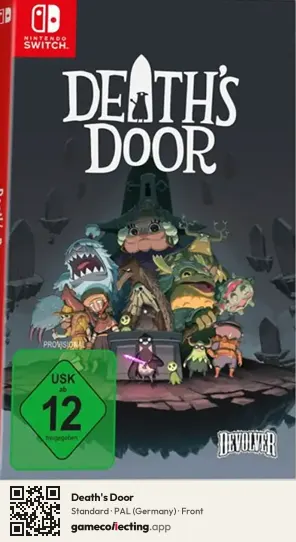 Death's Door Nintendo Switch, Germany box front