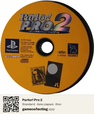 Parlor! Pro 2 PlayStation, Asia disc