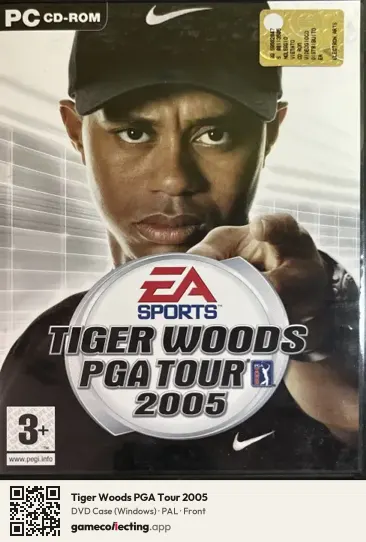 Tiger Woods PGA Tour 2005 Computer, PAL box front