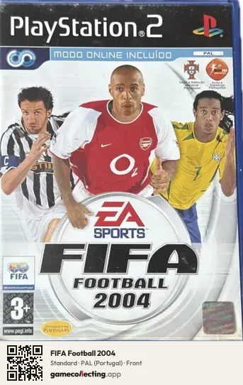 FIFA Football 2004 PlayStation 2, Portugal box front