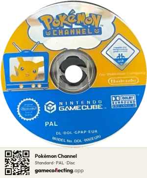 Pokémon Channel Nintendo GameCube, PAL disc