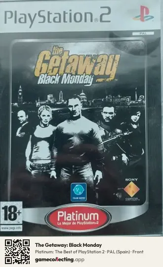 The Getaway: Black Monday PlayStation 2, Spain box front