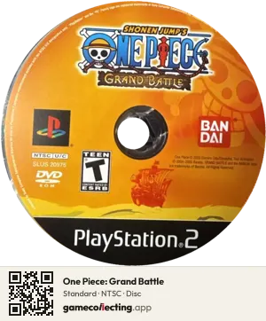 One Piece: Grand Battle PlayStation 2, NTSC disc