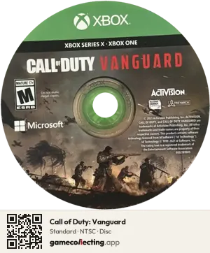 Call of Duty: Vanguard Xbox Series X, NTSC disc